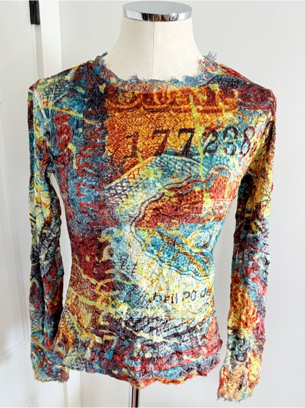 🔥 Y2K Cache Multicolor Long-Sleeve Top 🔥